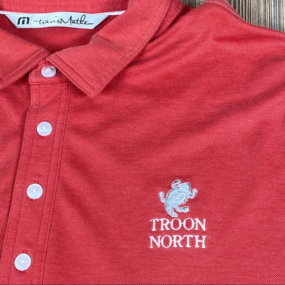Travis Matthew Troon North Logo Collard Golf Shirt - Picture 3 of 7